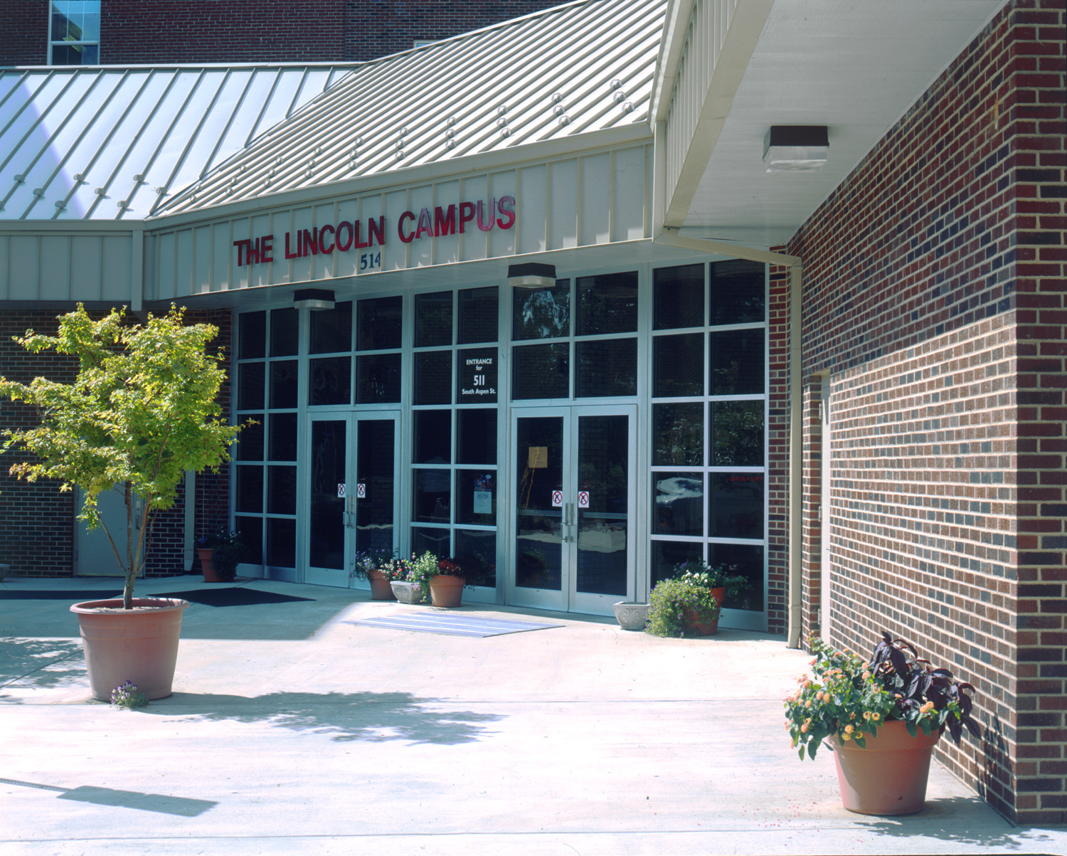 The Lincoln Campus entrance